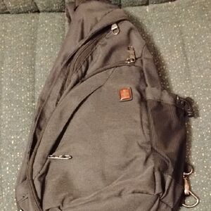 Swiss Tech Black Backpack for Men